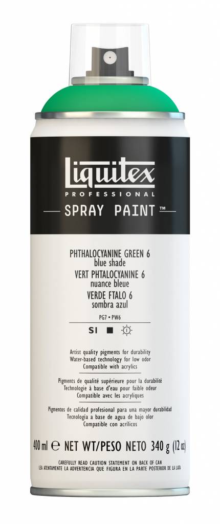 Liquitex acrylverf spuitbus 400ml Phthalo Green 6 (Blue shade) (6317)