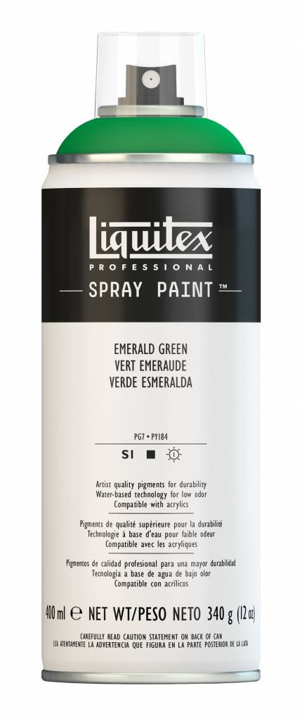 Liquitex acrylverf spuitbus 400ml Emerald Green (0450)