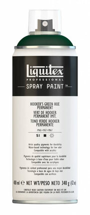 Liquitex acrylic paint spray can 400ml Hooker's Green Hue Permanent (0224)
