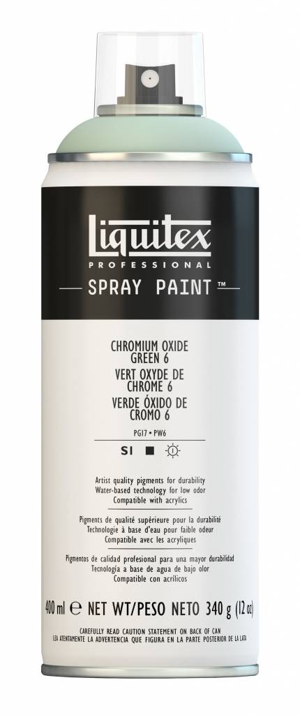 Liquitex acrylverf spuitbus 400ml Chromium Oxide Green 6 (6166)