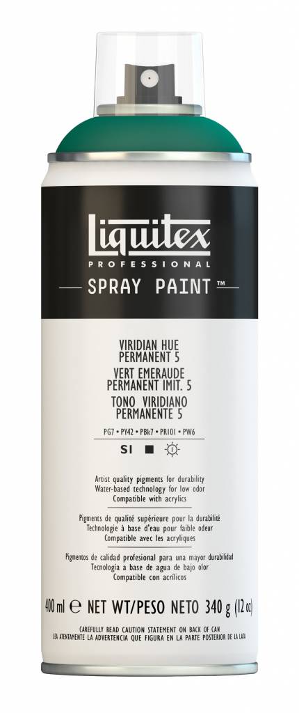 Liquitex acrylverf spuitbus 400ml Viridian Hue Permanent 5 (5398)