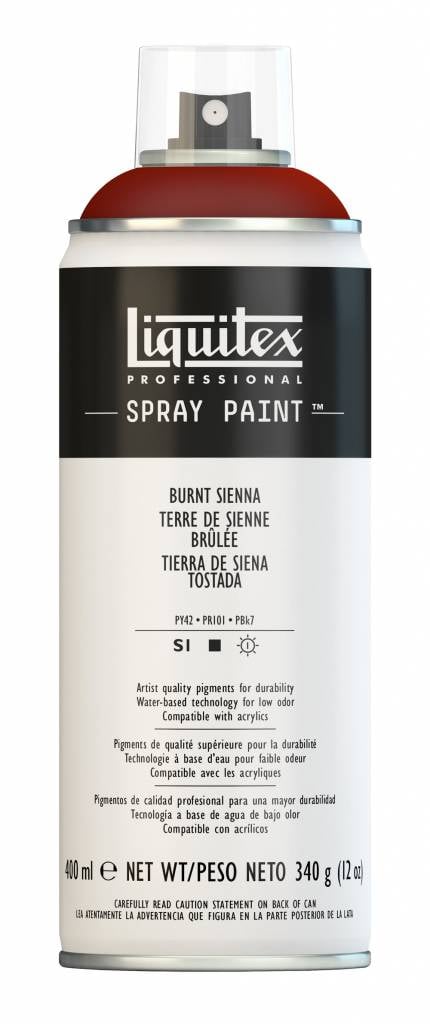 Liquitex acrylverf spuitbus 400ml Burnt Sienna (0127)