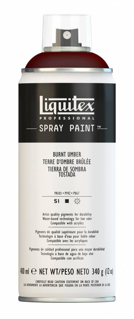 Liquitex acrylverf spuitbus 400ml Burnt Umber (0128)