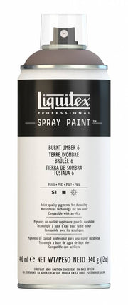 Liquitex acrylverf spuitbus 400ml Burnt Umber 6 (6128)