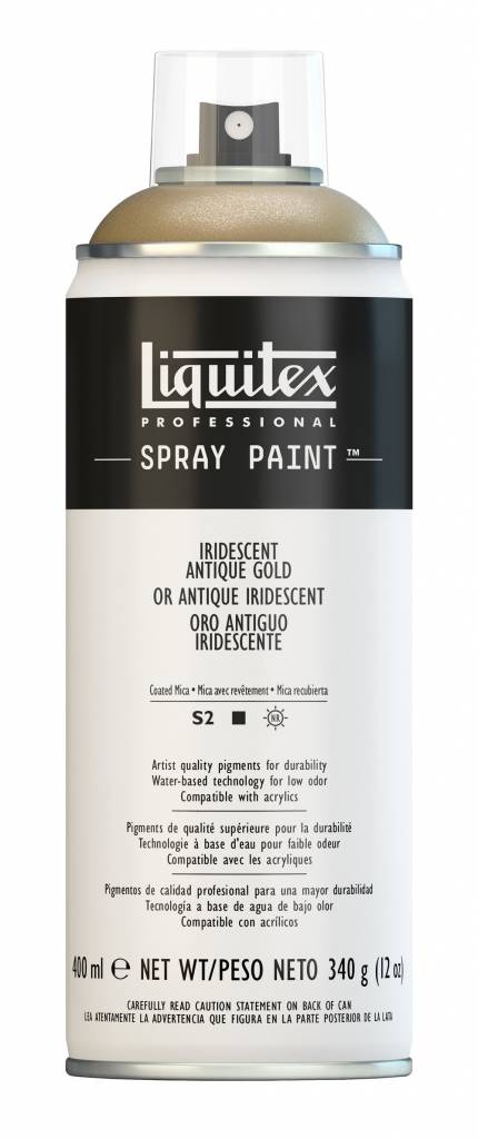 Acrylic paint spray can 400ml Iridescent Gold
