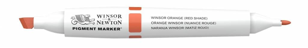 Pigment Marker Winsor Orange (Red shade)
