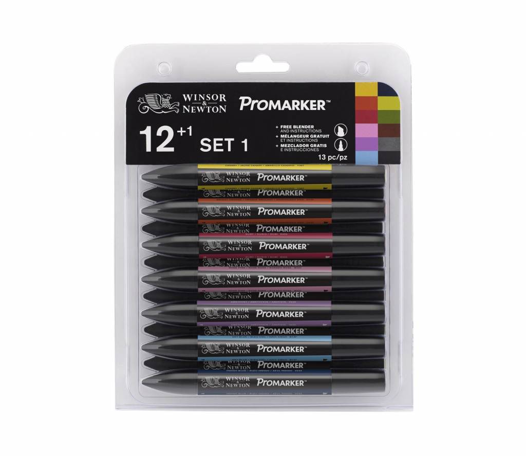 Promarker Set 12+1 stuks Set 1