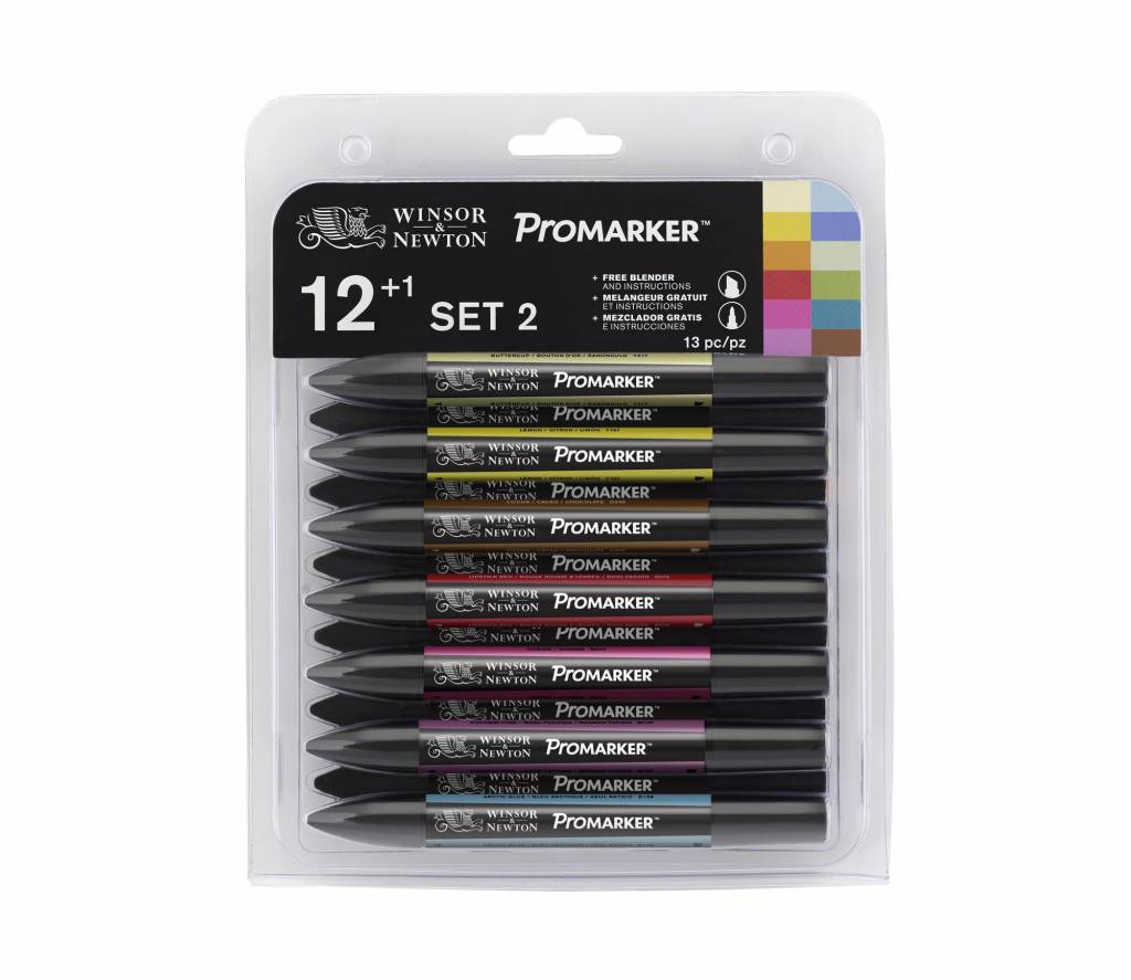 Promarker Set 12+1 stuks Set 2