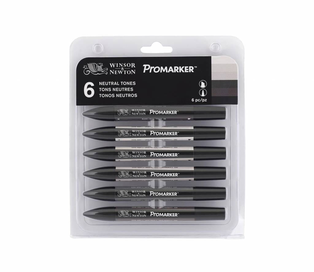 Promarker Set 6 Stuks Neutral Tones