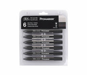 Promarker Set 6 Stuks Neutral Tones