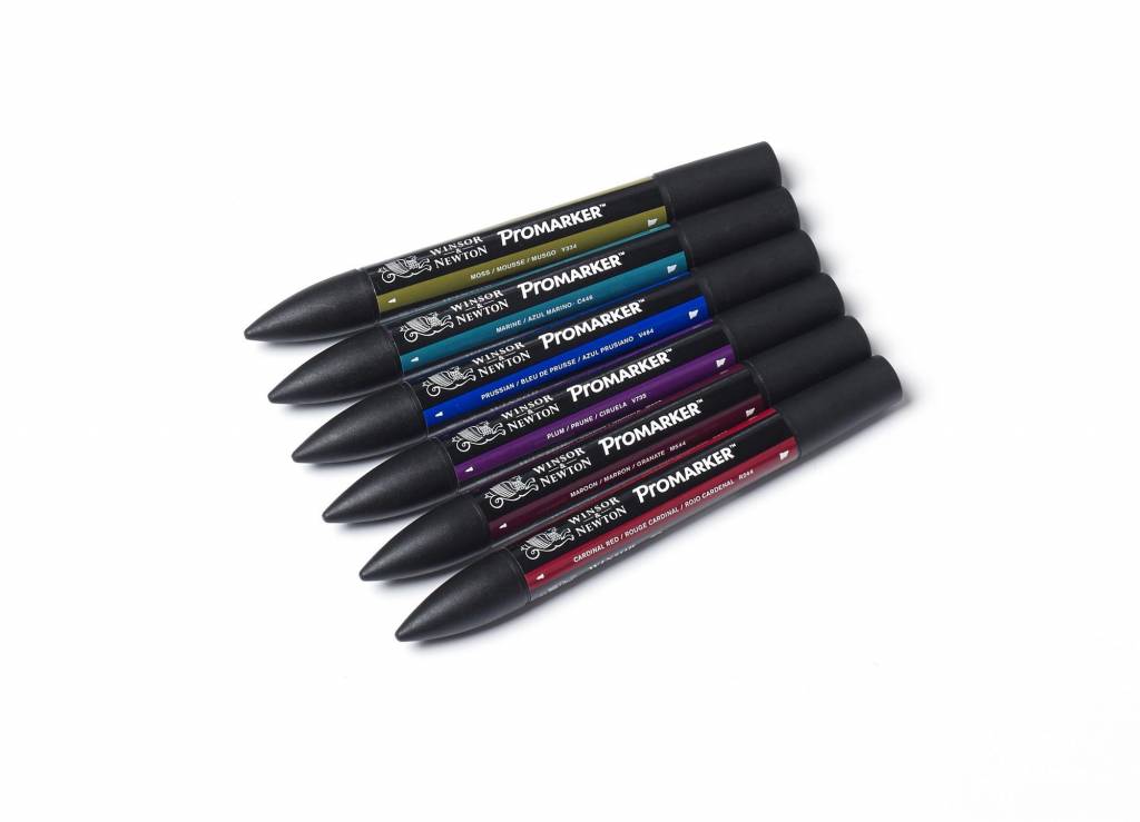 Promarker Set 6 Stuks Rich Tones