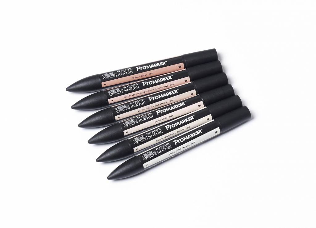 Promarker Set 6 Stuks Skin Tones