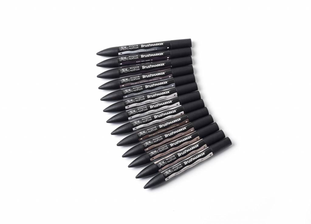 Brushmarker Set 12+1 Stuks Neutral Tones