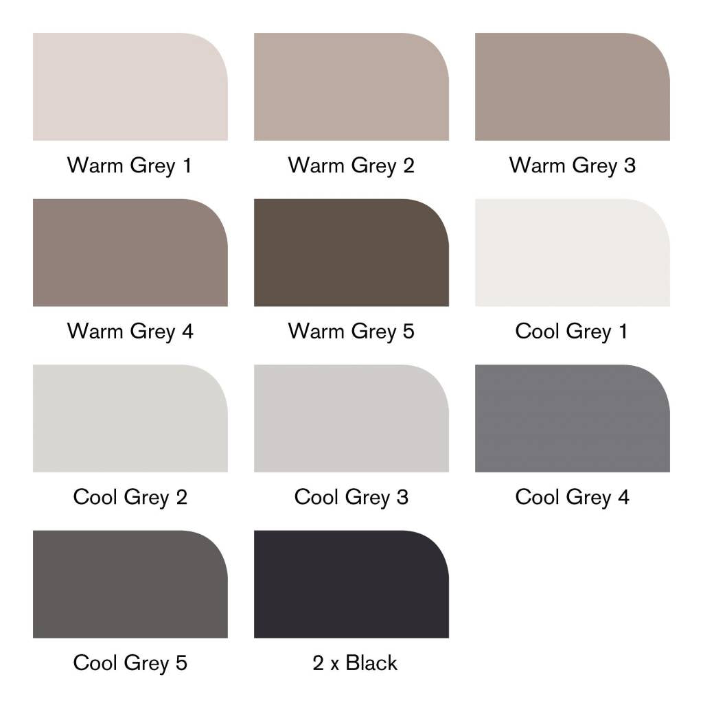 Brushmarker Set 12+1 Stuks Neutral Tones