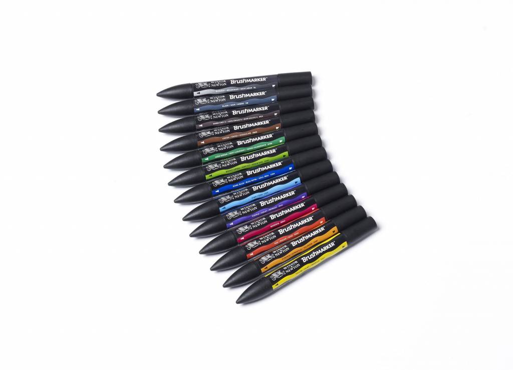 Brushmarker Set 12+1 Stuks Vibrant Tones