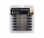 Brushmarker Set 6 Stuks Skin Tones
