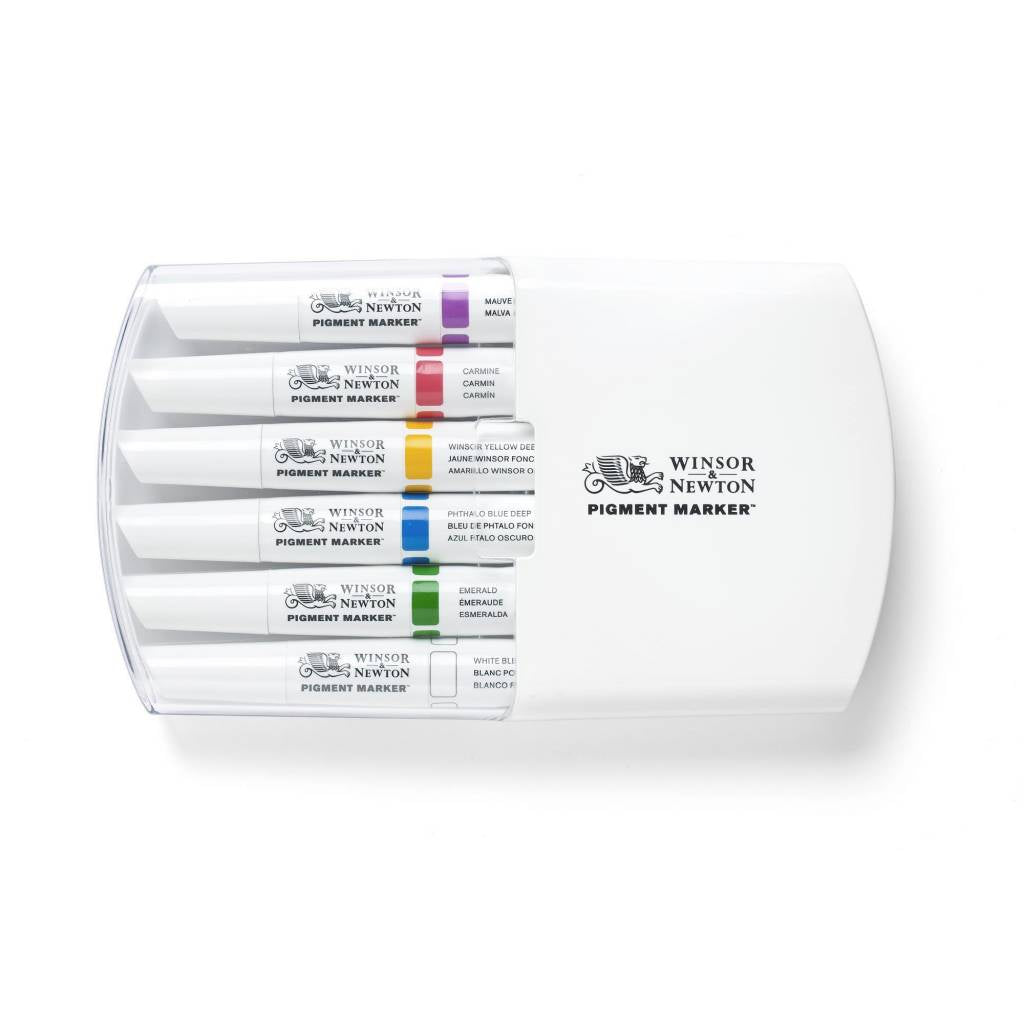 Pigment Marker Set 6 Stuks Rich Tones