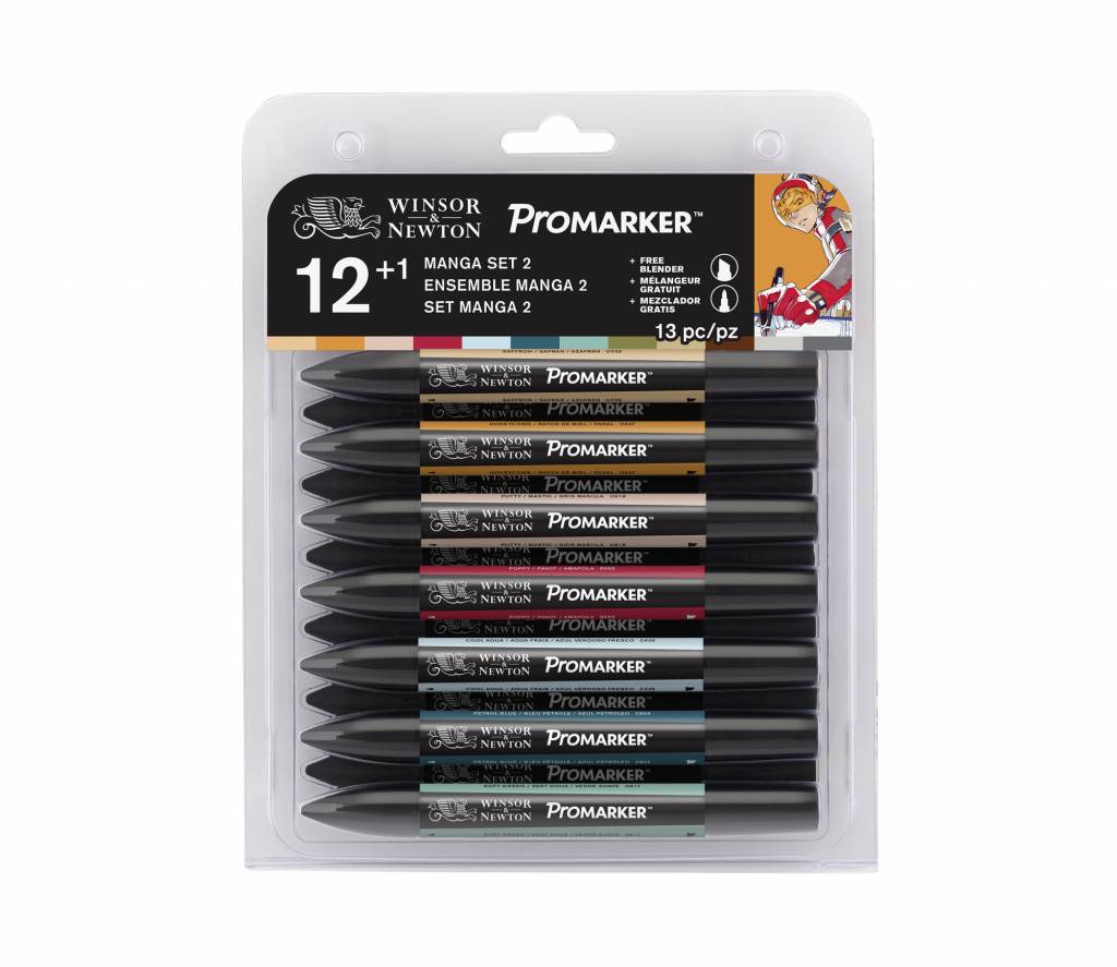 Promarker Set 12+1 Stuks Manga Expansion Pack 1
