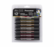 Promarker Set 12+1 Pieces Manga Steampunk