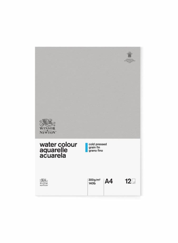 Classic Aquarelpapier Blok 1-zijdig gelijmd 300gr 12 vel A4