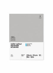 Classic Watercolor Paper, 1-sided glued, 300g, 12 sheets, 23x31cm