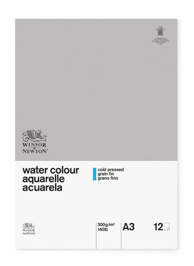 Classic Aquarelpapier Blok 1-zijdig gelijmd 300gr 12 vel A3