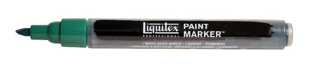 Liquitex acrylverf marker 2-4mm Phthaloa Green Blue Shade