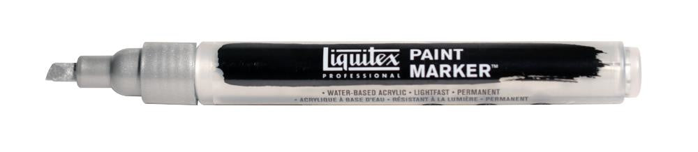 Liquitex acrylverf marker 2-4mm Iridescent Rich Silver