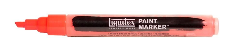 Liquitex acrylverf marker 2-4mm Fluorescent Red