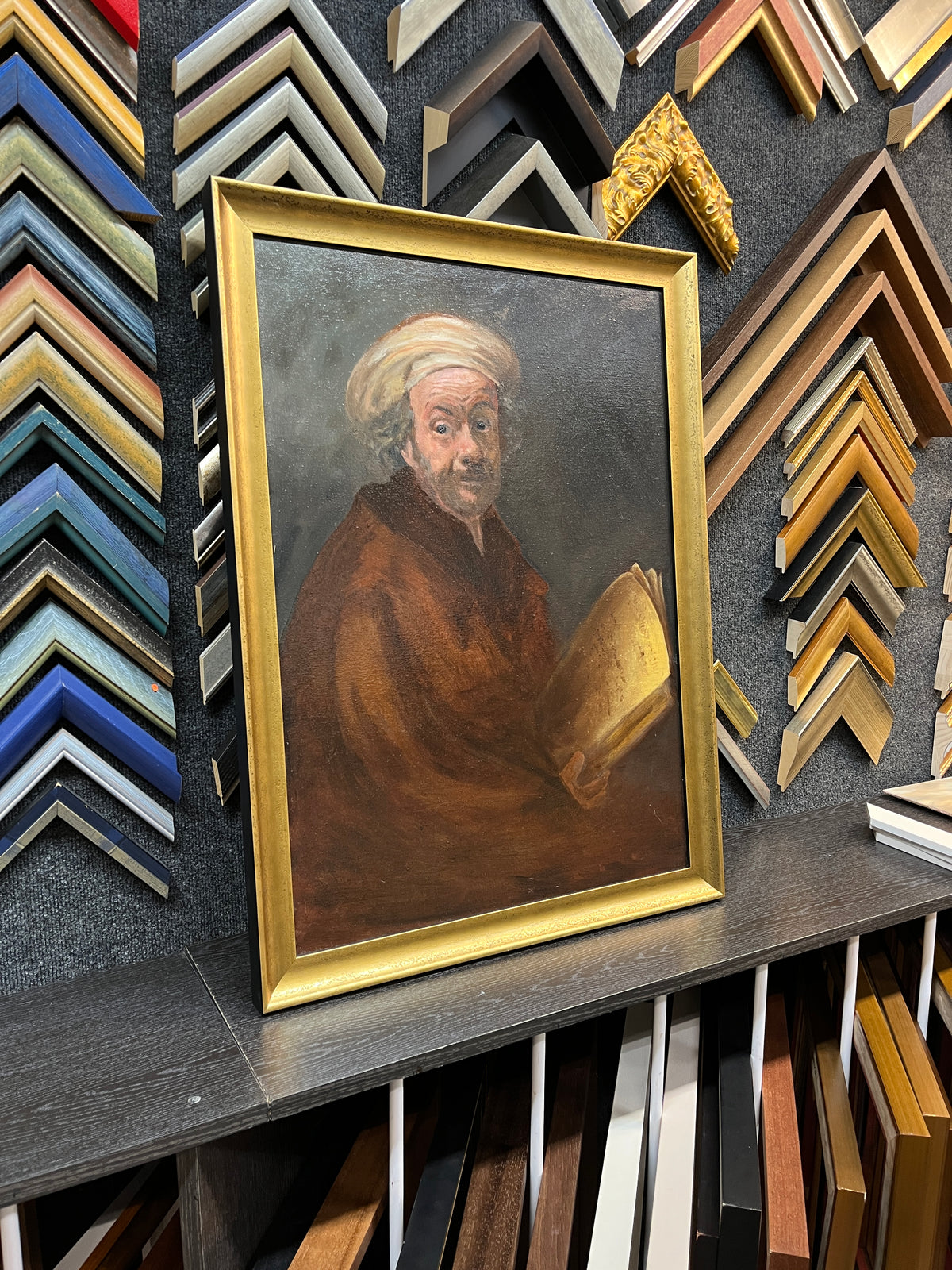 Valencia gold picture frame