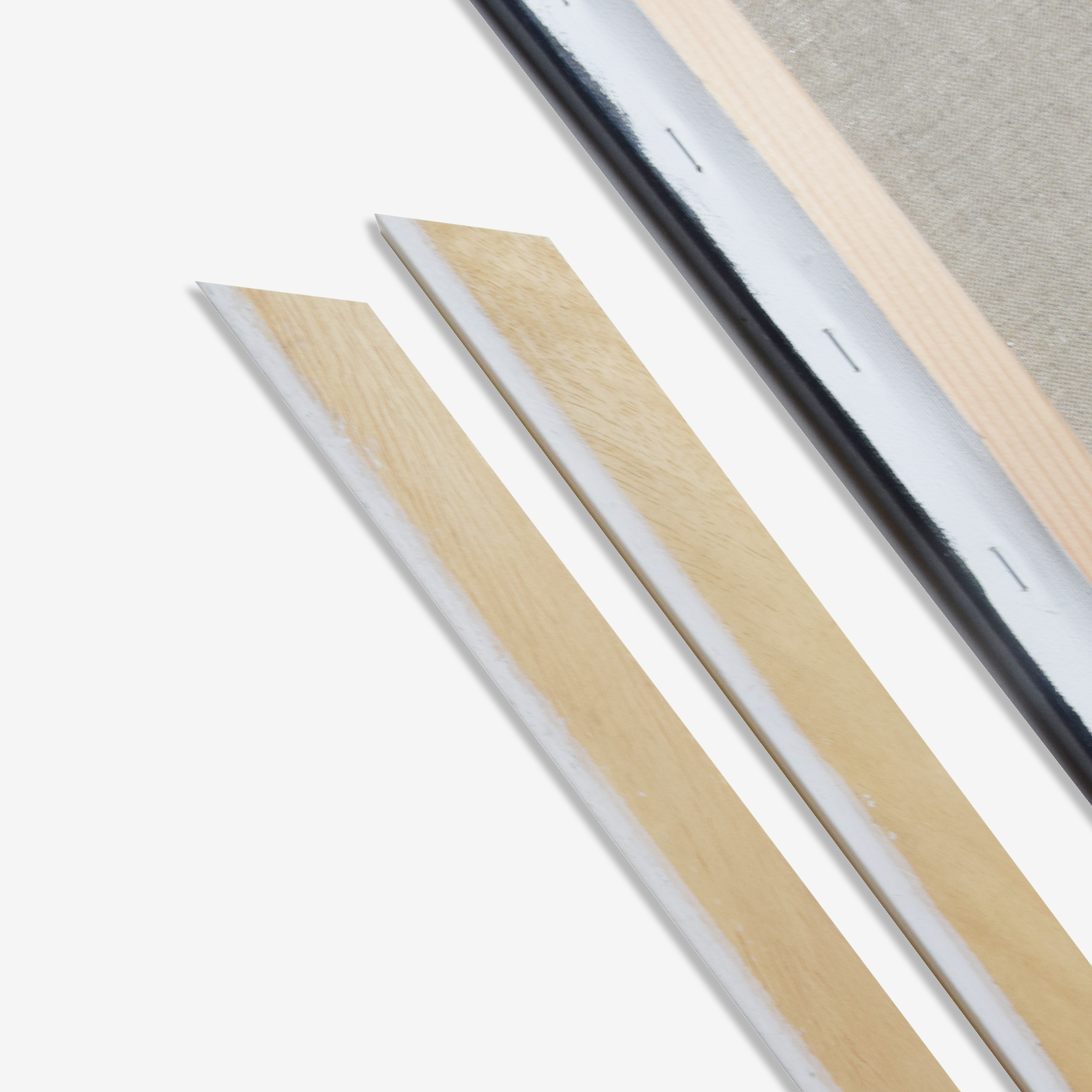 Baking frame raising slats