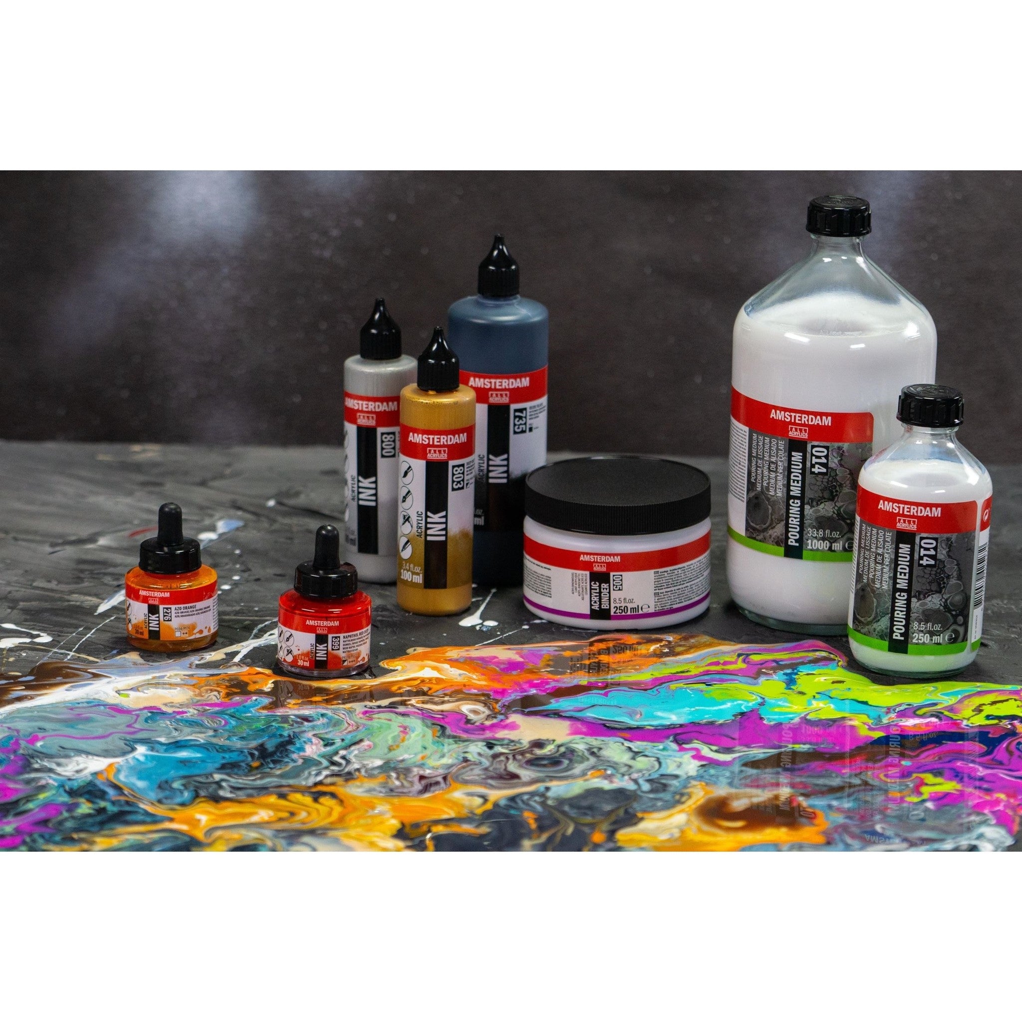 Pouring medium 014 Bottle 