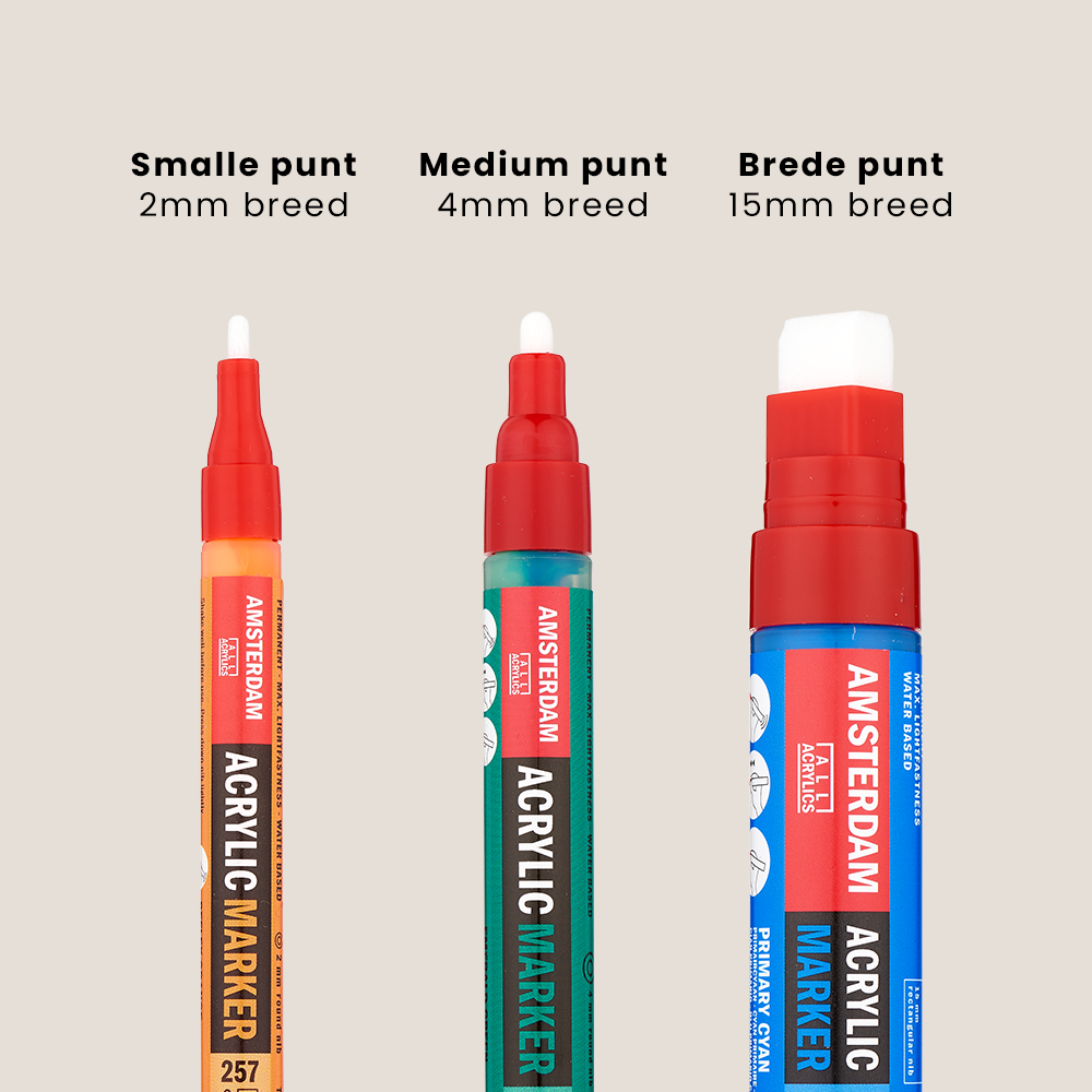 Amsterdam Acrylic Marker 15 mm Quinacridoneroze Licht 385