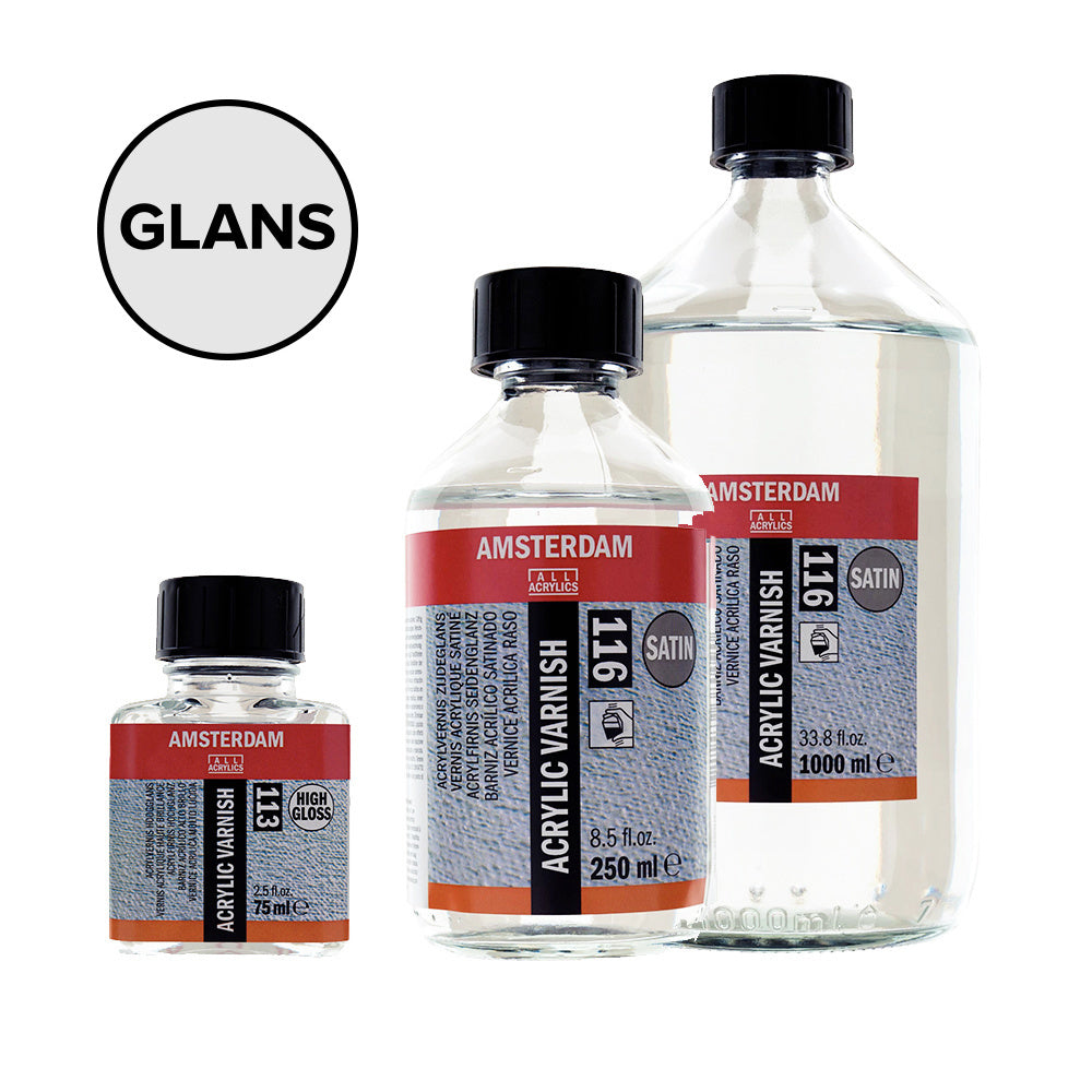 Acrylic varnish gloss bottle 114