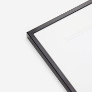 Aluminum interchangeable frame satin black