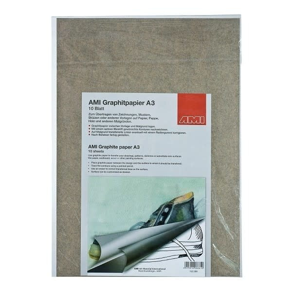 Graphite transfer paper 10 sheets A3