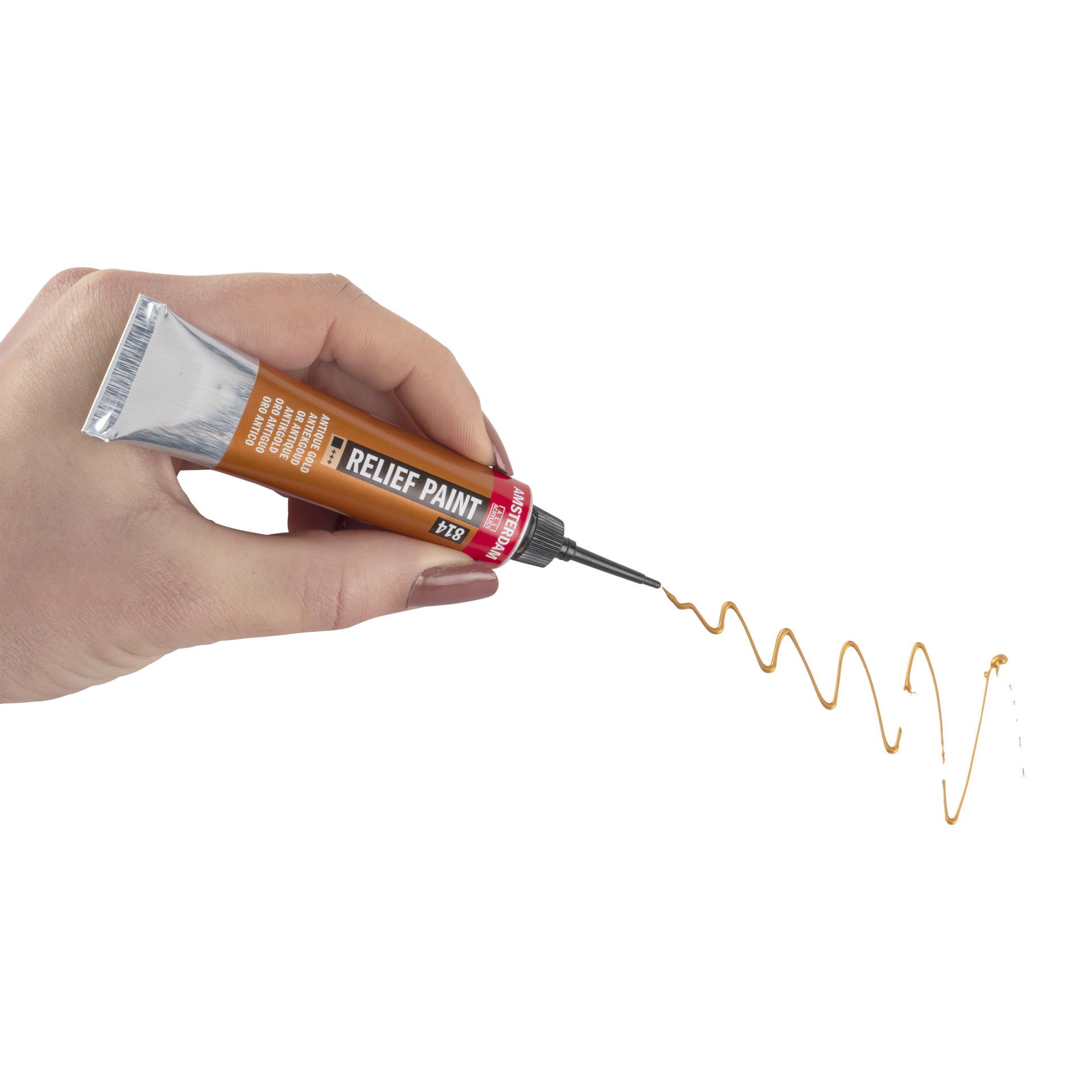 Amsterdam Reliëf Verf Tube 20 ml Donkerrood 302