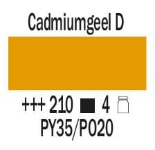 Amsterdam Expert Series Acrylverf Tube 75 ml Cadmiumgeel Donker 210