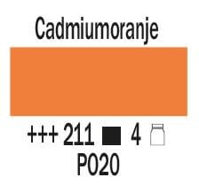 Amsterdam Expert Series Acrylic Paint Tube 150 ml Cadmium Orange 211
