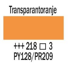 Amsterdam Expert Series Acrylverf Tube 150 ml Transparantoranje 218