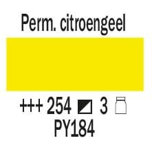 Amsterdam Expert Series Acrylic Paint Tube 75 ml Permanent Lemon Yellow 254