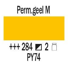 Amsterdam Expert Series Acrylic Paint Tube 150 ml Permanent Yellow Medium 284