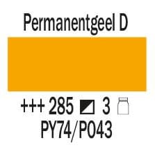 Amsterdam Expert Series Acrylic Paint Tube 150 ml Permanent Yellow Dark 285