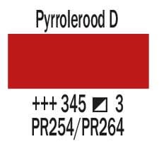 Amsterdam Expert Series Acrylverf Tube 75 ml Pyrrolerood Donker 345