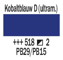 Amsterdam Expert Series Acrylverf Tube 150 ml Kobaltblauw Donker (Ultramarijn) 518