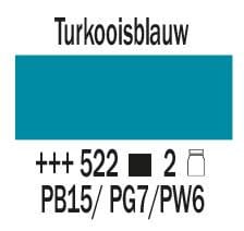 Amsterdam Expert Series Acrylic Paint Tube 150 ml Turquoise Blue 522