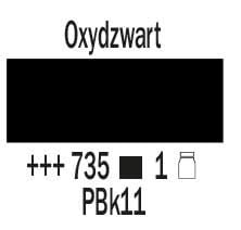 Amsterdam Expert Series Acrylic Paint Tube 150 ml Oxide Black 735