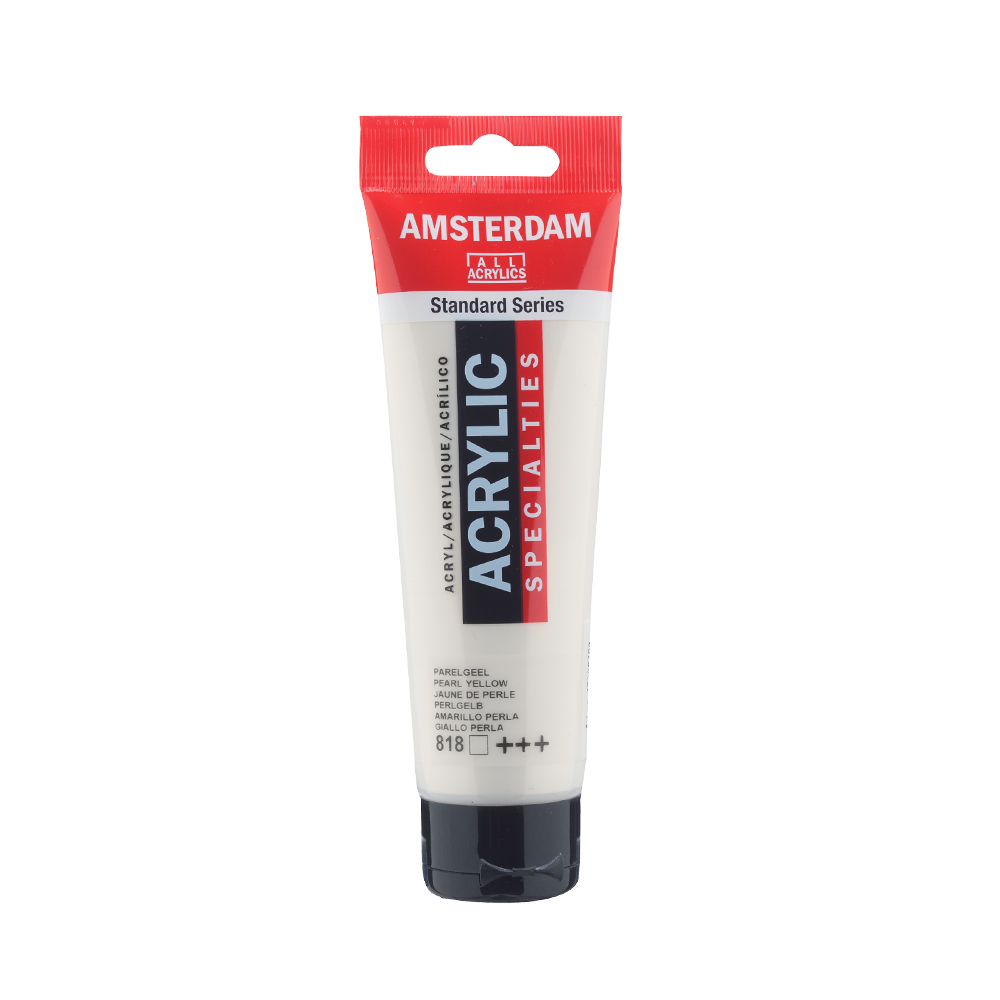 Amsterdam Standard Series Acrylic Paint Tube 120 ml Pearl Yellow 818