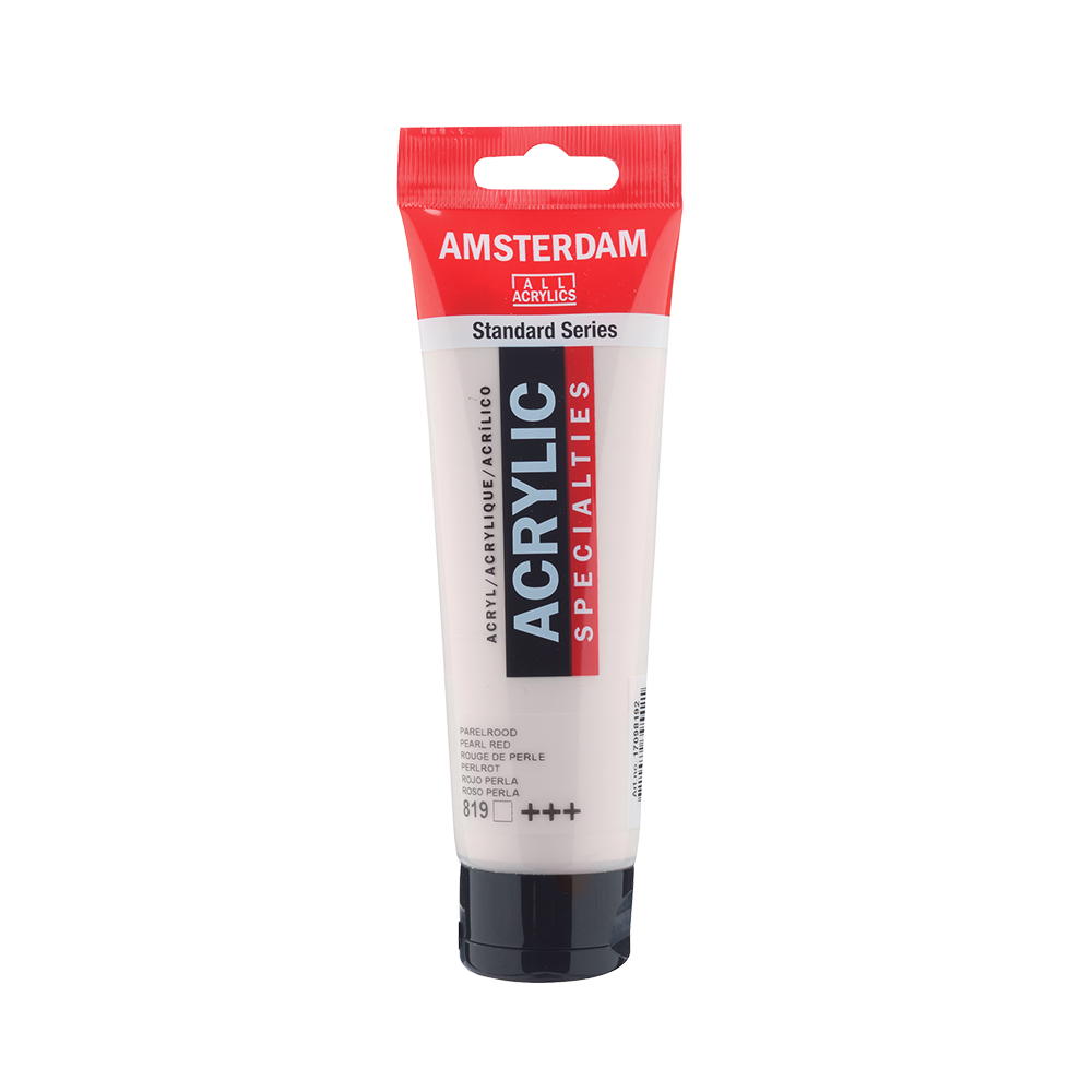 Amsterdam Standard Series Acrylic Paint Tube 120 ml Pearl Red 819