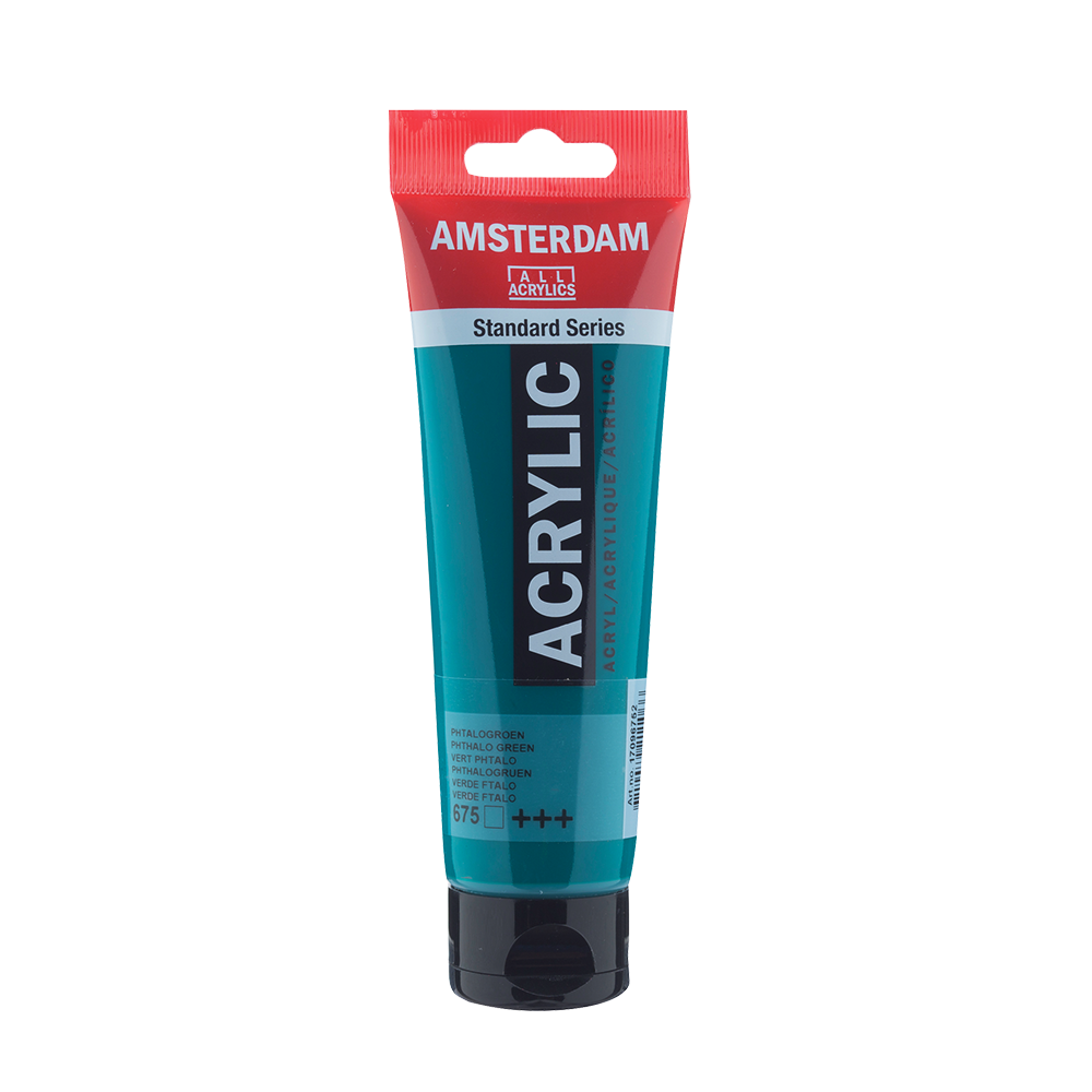 Amsterdam Standard Series Acrylverf Tube 120 ml Phtalogroen 675